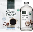 Natural Force Organic Clean Decaf cafea + Organic MCT ulei Bundle 