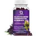 Glucosamină Chondroitin Gummies - 2- Pack, Extra Putere 1500mg Glucosamină cu MSM & Elderberry, Flexibilitate Suport, Cel mai bun Cartilage & Supplement imunitar pentru bărbaţi şi femei - 60conte (1 ambalaj)