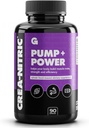Câştiguri în vrac Crea-Nitric, Creatine Nitrate Pre Workout Supliment, Suport azotat, Gluten gratuit, Promovează puterea musculară, Pompa şi non-Stim energie, Suplimente pentru bărbaţi şi femei, 90 Capsule