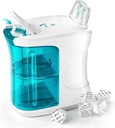 Sistem de irigare nazală cu dublă putere, Masina de colectare a deșeurilor fără sudură și automată, Clătire Sinus pentru diferite simptome nazale relief, mașină de curățare nas cu 18 capsule saline