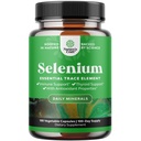 Capsule de seleniu 200mcg - supliment de seleniu de mare potenta pentru imunitate antioxidant si suport tiroidian Essential Trace Mineral - Vegan non-GMO Gluten Free & Made in The SUA - 100 Conte