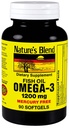 Natura lui Blend Omega-3 ulei de pește 1200 mg 90 Softgels