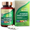zooone Lutein și Zeaxanthin Eye Vitamine, ochi Vitamina si Suplimentul mineral cu vitamina C E zinc cupru, Vision Support for Macular Degeneration, Eye Health Pills for Adulti & Seniors, 90 Capsule