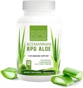 RPG Acemannan Aloe Vera Capsule - Aloevera Supliment alimentar cu Immune şi Gut Support Aloe Vera Capsule pulbere - 60 pastile (250 MG)