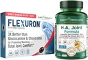 Produse de puritate Flexuron Joint Formula + H.A. Joint Flexuron (Krill Oil, Low Molecular Greutate Acid hialuronic, Astaxantină) - comun HA (BioCell Colagen, Boswellia Serrata, Querbetin, H.A. + More)