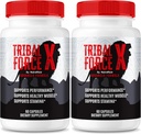 (2 ambalaj) Tribal Force X Capsule, Tribal ForceXL Max Performance Support for Men, TribalForce X Toate pastilele naturale, TribalForces XXL Formula masculină pentru energie de durată, Tribal Forces X Review (120 capsule)