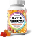 Premium Multivitamine Gummies Chemable pentru femei si barbati - Supliment gratuit de zahar si gluten Vitamine - Magneziu de calciu Zinc mangan Tiamină Biotina...