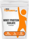 vracSupplements.com Pulbere de izolat de proteine - Pulbere de proteine din whey nearomatizată, Supliment nutriţional - fără gluten, 30 g per Serving, 1kg (2,2 lbs) (Pachet de 1)