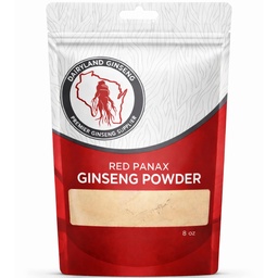 Red Panax Ginseng pulbere cu ginsenozide naturale (8 oz)- susține energie sănătoasă, vitalitate, Mood și mai mult, coreeană Panax Ginseng Root pulbere pentru piureuri, cafea sau băuturi (1 pachet)