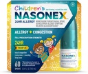 Nasonex Copiilor 24HR Alergie Nasal Spray, non-Drowsy, Scent-Free Mist, Alergie Simptome + Congestia nazala, Puterea de prescriere completă, 60 Spray-uri