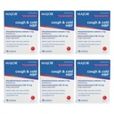 Tablete HBP de tuse şi rece - Antihistaminic şi Supresant de tuse pentru persoanele cu tensiune arterială mare - Dextrometorfan HBR, Chlorfeniramina Maleat - 16 Număr (6 ambalaj)