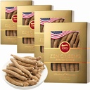 4 Cutii de Wisconsin american Ginseng - rădăcină mică lungă - calitate premium Panax Ginseng. Boosts corp imunitate, energie pentru bărbați și femei (16oz)