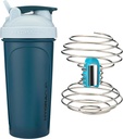Shaker putere HydraCup w/Weighted Whisk, 28oz - Mixare mai rapidă, mai puțină agitare necesară, Shake-gratuit Proteine, Shaker Cup (polipropilenă, albastru)