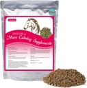 Cai calmant Suplimentul natural zmeură frunze 35 OZ- ușurează anxietate, iritabilitate, și Disconfort în Mares în timpul ciclurilor de căldură - De asemenea, Magic Potrivit pentru Geldings