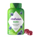 Vitafusion Extra Force Biotin Gummy Vitamine, Berry Flavored, 5000 mcg Biotin Vitamine, Americas Numărul 1 Gummy Vitamina Brand, 50 de zile de aprovizionare, 100 Conte (ambalaj poate varia)