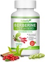 Berberine Supliment 1200mg - Natural Plant- based with Berberine HCL,Cinnamon, Bittermelon, Gymnema(120 Capsule)