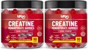 Creatin Monohidrat Gummy 5000mg pentru bărbaţi şi femei - 180 Creatina masticabile ADVANCE COMPLEX Taurină & B12 Gummies Aromă de căpşuni 