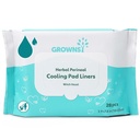 Crownsy de lungă durată Soothing Perineal Cooling Pad Liners, 28PCS Postpartum Cooling Pad Liner pentru recuperare postpartum, Perineal Hemorrhoid de răcire Wipe pentru mama Postpartum Essentials Care