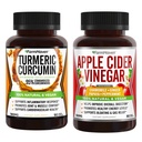 FarmHaven Turmeric Curcumin cu BioPerine și cidru de mere Oţet cu ghimbir
