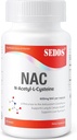 Suplimente, N-Acetyl Cysteine (NAC) 600mg, 100 Veg Capsule - non-GMO, Gluten Free