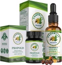 Propolis Health Premium Brazilian Green Propolis Bundle: 1000 mg capsule cu vitamina E & Green Propolis extract lichid - 50 zile Capsule & 30 zile Lichid de aprovizionare pentru sprijin imun