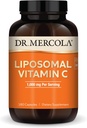 Dr. Mercola Liposomal Vitamina C, 1000 mg per Serving, 90 Servings (180 capsule), Supliment alimentar, Sprijină Sănătatea imună, Non OMG, NSF Certified