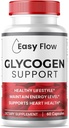 (1 ambalaj) Flow Easy Glycogen, EasyFlow Glycogen Support Capsule, Glyco Optimizer Formula, Navă de Curățare naturală a sângelui, Premium Easy Flow Glycogen Support (60 capsule)