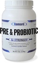 Ramard Total Prebiotic & Probiotic Equine Formula - Natural Digestive Supliment pentru Cai Optimal Gut Health, Nutrient Absorbtion, Foal Support Pro & Pre Biotics pentru animale de companie și calul 5 lbs borcan