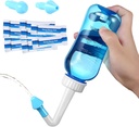 Carllg Neti Pot - Sticla de irigare nazala cu sare de clătire Sinus pentru adult & Kid (sticlă 300ml cu 30 Pachete de sare)