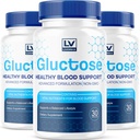 (3 ambalaj) Gluctoza Advanced Blood Support, Gluctoză, Gluctoză - Advanced Blood Supplement Supplement Capsulele de susţinere a Gluctozei - Toate Formele naturale, 90 capsule pentru 3 luni