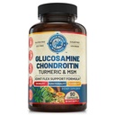 Advanced Joint Supplement with Glucosamine Chondroitin MSM Turmeric Boswelia. Suportă răspuns inflamator, ajutor disconfortant pentru mâini genunchi spate & articulații. NSF Certified, USA Made. 90 Count