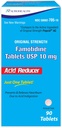 Comprimat de famotidină 10 mg, număr de 90 (compară cu Pepcid AC)