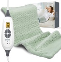 Pure Enrichment PureRelief XL Pad de încălzire - 12" x 24" Pad de încălzire electrică pentru dureri de spate & cramps, 6 Setări de căldură, FSA/HSA eligibile, moale ţesătură de spălare a mașinilor, Auto-Off & Căldură umedă (Zen Green)