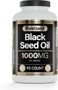 Capsule de ulei de semințe negru, 500 Mg, apăsați rece de mare potențial Digestive ajutor, 90 Conte 100% Non OMG Pure capsule de ulei de semințe de chimen negru