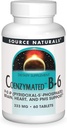 Sursa Naturals Coenzimated B-6, Promovează un sistem nervos sănătos*, 333mg - 60 comprimate