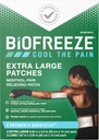 Biofreeze Overnight XL Dureri de relief patch-uri, Artrita durere Reliever, Genunchi şi Back Back Pain Relief Patch, Dureri musculare, Relief gât durere, FSA eligibile, 4 Biofreeze Mentol patch-uri
