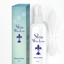 Sprayul de salvare promovează pielea sănătoasă cu acid hialuronic, Aloe Vera organică și formula patentată pentru eczemă, rozacee, dermatită de radiații, arsuri solare, Erupții cutanate, Reducerea cicatricilor 4 fl oz
