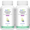 TUDCA Suplimente de suport hepatic 1200 mg-a treia parte Sare testată-Bile pentru dezintoxicare hepatică Curățenie-High Formulă-Vegan Capsule pentru ficat,Gallbladder,Kidney Health,2 Sticla-120 Capsule