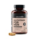 NatureWise Multivitamine pentru barbati - Daily Masculin Support - Minerale & Herbs for Energy, Performance, Imunity - with Vitamina A, C, D, B-Complex - Soy & Gluten-Free, Non-GMO - 90 Capsule[45-Day Supple]