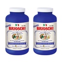 Brioschi Italian Lemon aroma Efervescent Heartburn, Upset Stomac, Acid Indigestie, 8,5 oz flacon (Pachet de 2)