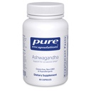 Pure Encapsulations Ashwagandha - 500 mg extract Ashwagandha - Metabolizare & Stres Support - Immune Support - OMG Free & Vegan - 60 capsule