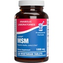 Metilsulfonilmetan MSM Supliment 1000mg - High Putere Soft tesut & Joint Supplement with MSM from OptiMSM - Vegetarian Non-GMO & Made in the USA in cGMP Facilitati - 60 Servings