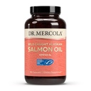 Dr. Mercola Wild Caught Alaskan Salmon Oil, 30 Servings (90 capsule), Omega-3s, Dietary Supplement, Suporturi sănătos creier și funcția cognitivă, non-GMO, MSC Certified