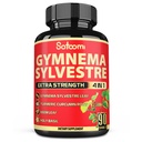 Satoomi Pure Gymnema Sylvestre Capsule Extract - 90 capsule pentru 3-Lonth - combinate cu Neem Leaf, Sfântul Basil & Curcumin Root