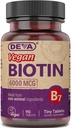 DEVA Vegan Biotin Supliment 6000 mcg 