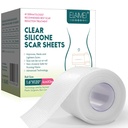 Silicon Cicatrice foi, Clear Silicon Gel Cicatrice foi, Invizibil Cicatrice bandă (de 1,6 x 120 de metri), Scar Strips pentru cicatrici chirurgicale, Gradul medical, Scara de îndepărtare foi pentru C-Secțiune, Piept, Keloid et.
