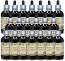 Muira Puama (Ptychopetalum Olacoides) Tincture, Extract de lichid organic (Brand Name: HerbalTerra, Proudly Made in USA) 20x4 fl.oz (20x120 ml)