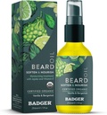 Badger Beard Oil, Babassu & Jojoba, Certified Organic, Premium Beard Balsam, Beard Oil for Dry Skin, Beard Oil for Long Beards, Facial Hair Oil, 1 fl oz sticlă