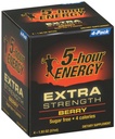 5-Hour Energie Extra Putere Supliment alimentar, Berry, 4 Conte