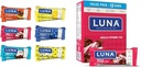 LUNA Bar Variety Pack (12 Count) + Ciocolata Peppermint Stick (12 Pack) - Gluten-Free Snack Bars